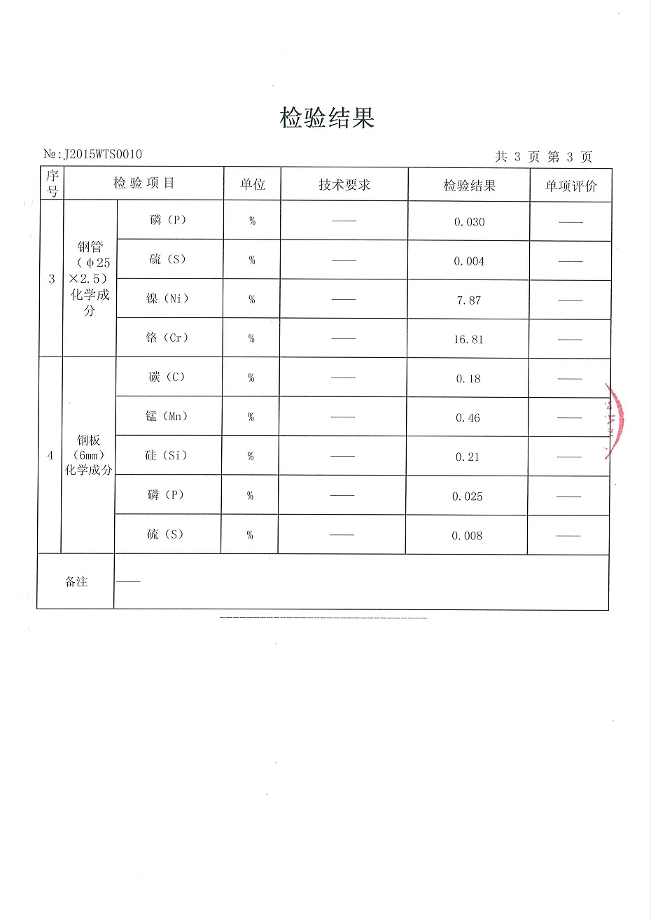 煤灰取样器检验报告4