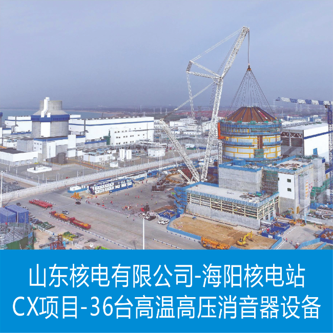 山东核电有限公司-海阳核电站CX项目-36台高温高压消音器设备